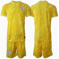 England Keeper Fotballklær Bortedraktsett Barn EM 2024 Kortermet (+ korte bukser)